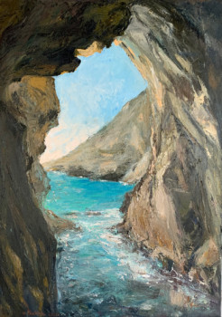 Named contemporary work « Хlendi Cliffs », Made by ALEX SHEREMET