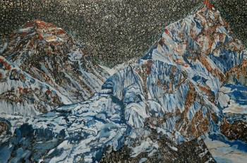 Named contemporary work « Everest luminoso », Made by ISA