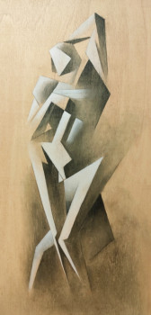 Named contemporary work « El esclavo moribundo de Miguel Ángel », Made by CHEMO