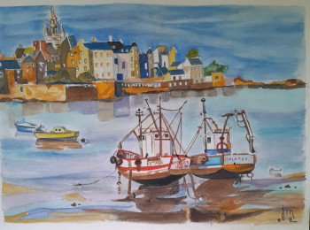 Named contemporary work « Douarnenez », Made by JOSEPHINE