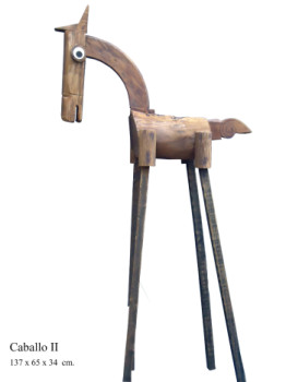 Named contemporary work « Caballo », Made by JAVIER