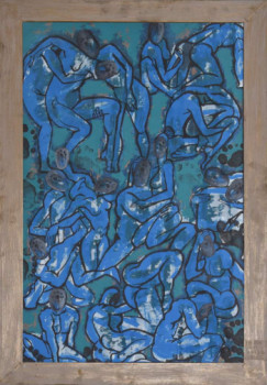 Named contemporary work « If the sky was blue », Made by LEGRAND AYASH
