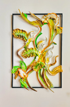 Named contemporary work « Tableau décoratif Harmonie Naturelle », Made by MARCOS SUAREZ