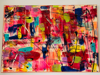 Named contemporary work « The Colors of life », Made by JAYACHANDRA