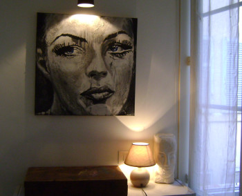 Named contemporary work « Romy Schneider 1 », Made by THIBAUD