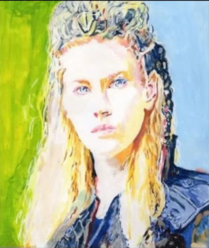 Named contemporary work « Lagertha », Made by PHILIPPE BERNARD MOULINET