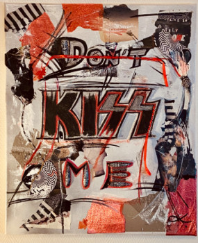 Named contemporary work « *Kiss me don’t kill me* », Made by ALLY DAMASE