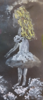 Named contemporary work « LITTLE DANCER WORLD », Made by VERONIQUE AVRIL