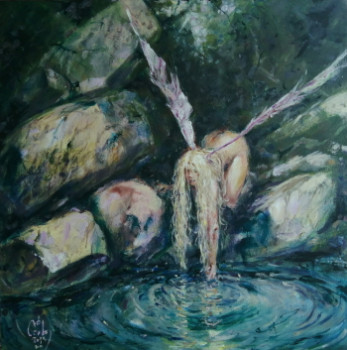 Named contemporary work « Hada del estanque », Made by CARLOS RESANO-VASILCHIK
