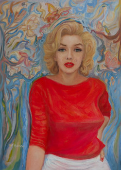 Named contemporary work « Le rêve de Marylin », Made by MARIE FRANCE BUSSY