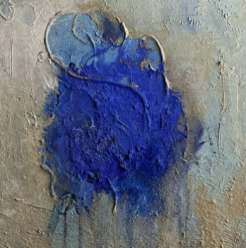 Named contemporary work « Bleues 2 », Made by MARIE ROUACH