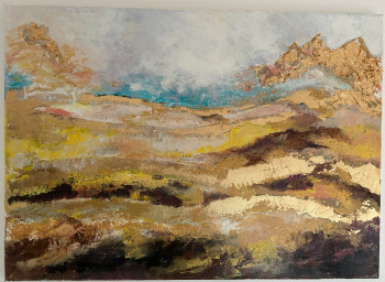 Named contemporary work « Peisage », Made by CAROLINA