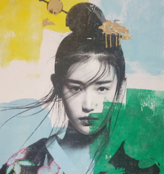 Named contemporary work « Geisha », Made by NURIA ESPUIS MORERA