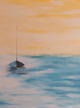 Named contemporary work « Sea of Silence », Made by MANRIC