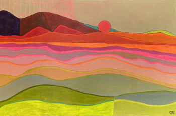 Named contemporary work « Sunset à Denia », Made by MAPIE