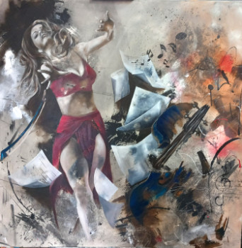 Named contemporary work « VAMADA », Made by DAVID BEQUET