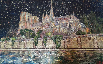 Named contemporary work « Maravillosa Notre Dame », Made by ISA