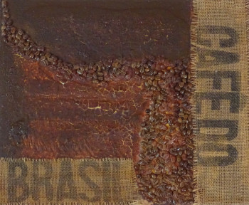 Named contemporary work « Café noir », Made by KETTY M.