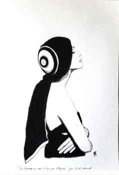 Named contemporary work « La Femme de Gruau », Made by STEFAN