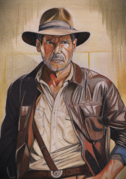 Named contemporary work « Indiana Jones », Made by PIRDESSINS