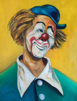 Named contemporary work « "Le premier Clown" », Made by MARC DANCRE