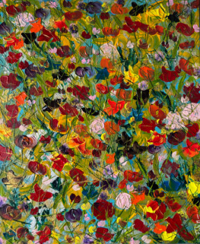 Named contemporary work « Mélange Floral », Made by FAB’M-