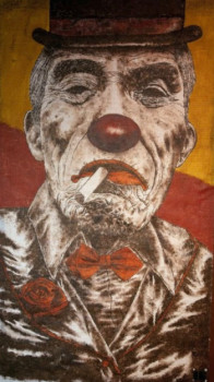 Named contemporary work « Old Clown », Made by ERIC ERIC