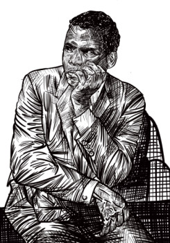 Named contemporary work « Sidney Poitier », Made by ERIC ERIC