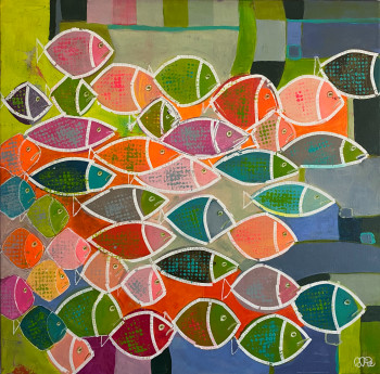 Named contemporary work « Poissons bonbons », Made by MAPIE