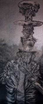 Named contemporary work « Uncle Sam et la bombe atomique », Made by ERIC ERIC