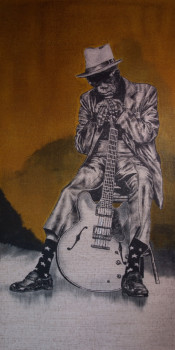 Named contemporary work « John Lee Hooker », Made by ERIC ERIC
