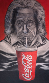 Named contemporary work « Einstein and the Coke », Made by ERIC ERIC