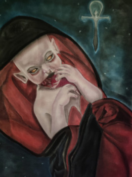 Named contemporary work « Baby Vampire », Made by ROWENA DARK