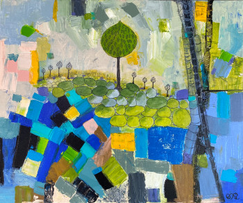 Named contemporary work « L'arbre vert », Made by MAPIE