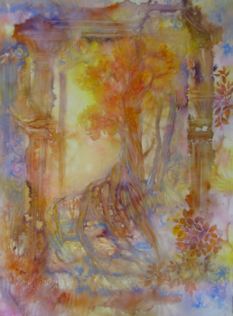 Named contemporary work « L'arbre enchanté », Made by CLAIRE VALENTIN