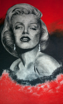 Named contemporary work « Marilyn Monroe portrait », Made by ERIC ERIC