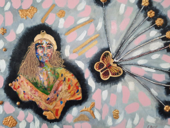 Named contemporary work « La mirada mariposa », Made by A.BLESA