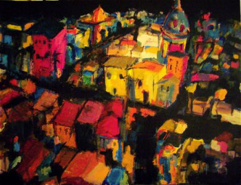 Named contemporary work « Bombay district I », Made by CHRISTIAN MENARD