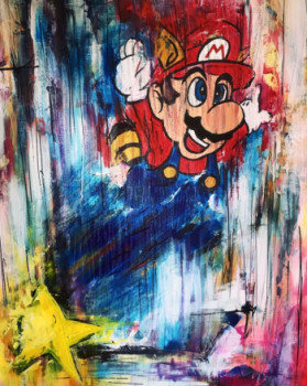 Named contemporary work « Super Mario », Made by AMéLIE KOUNKOU