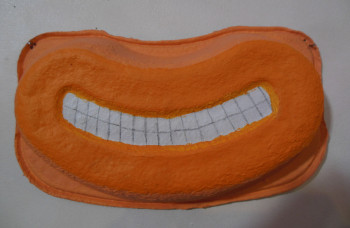 Named contemporary work « Bouche de Clown Orange », Made by CAMSO LEI