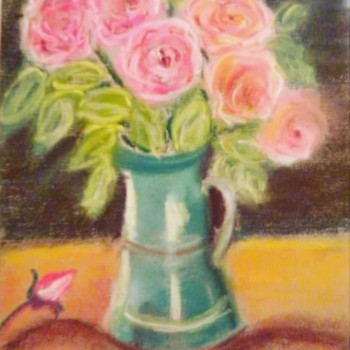 Named contemporary work « Les roses jeunesse éternelle », Made by ELLE *