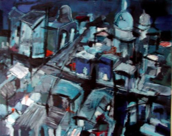 Named contemporary work « Bombay district II », Made by CHRISTIAN MENARD