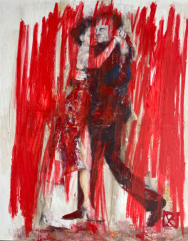 Named contemporary work « Série danse Tango 5 », Made by SANDRINE RICHARD