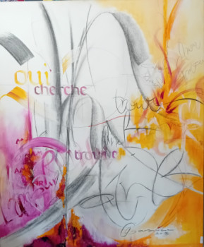 Named contemporary work « Qui cherche trouve », Made by GARANCE