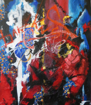 Named contemporary work « Darkness ou l'Age des ténèbres », Made by GARANCE