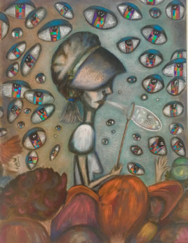 Named contemporary work « Éclosion », Made by GUéNOLéE