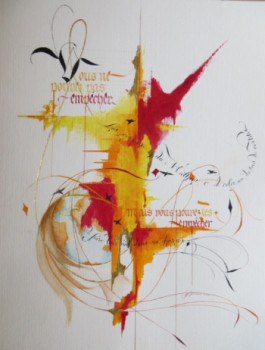 Named contemporary work « Les oiseaux », Made by GARANCE
