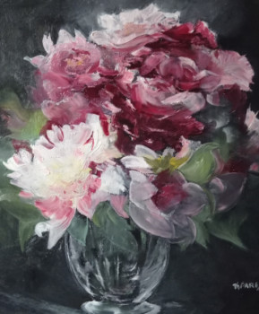 Named contemporary work « Passion Pivoines », Made by THPARES