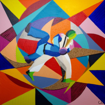 Named contemporary work « Judo », Made by STéPHANE CANTIN