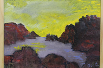 Named contemporary work « Paysage. », Made by BAGLIN